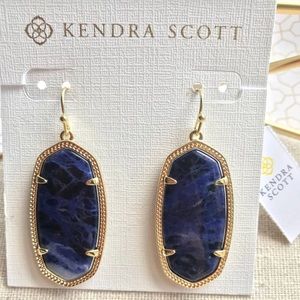 Kendra Scott Elle Earrings in Blue Sodalite